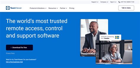 TeamViewer — The Remote Connectivity Software.